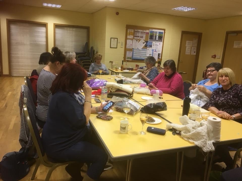 A meeting of the craft club