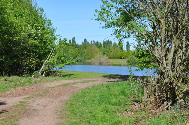 This is an image of the Eric East Memorial Lake