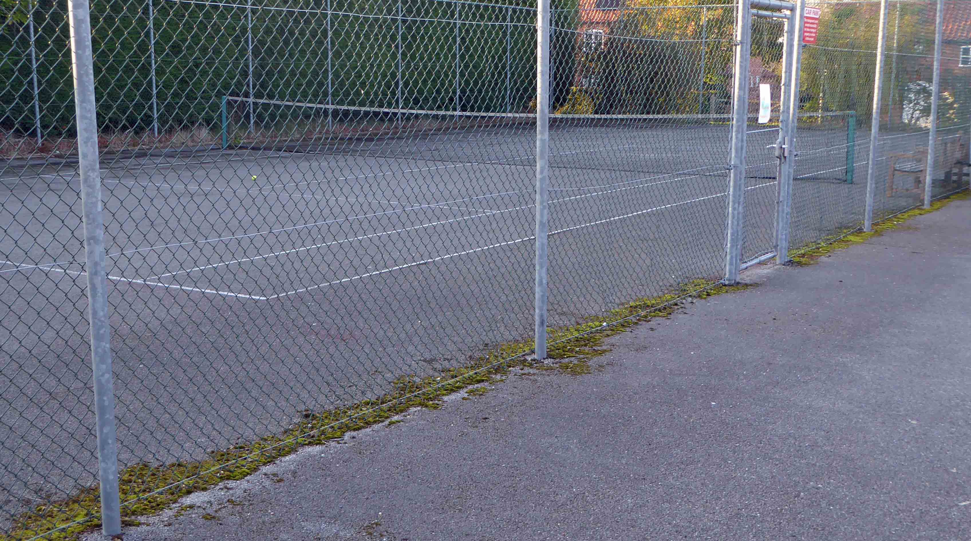 tennis court at Oliver Roper