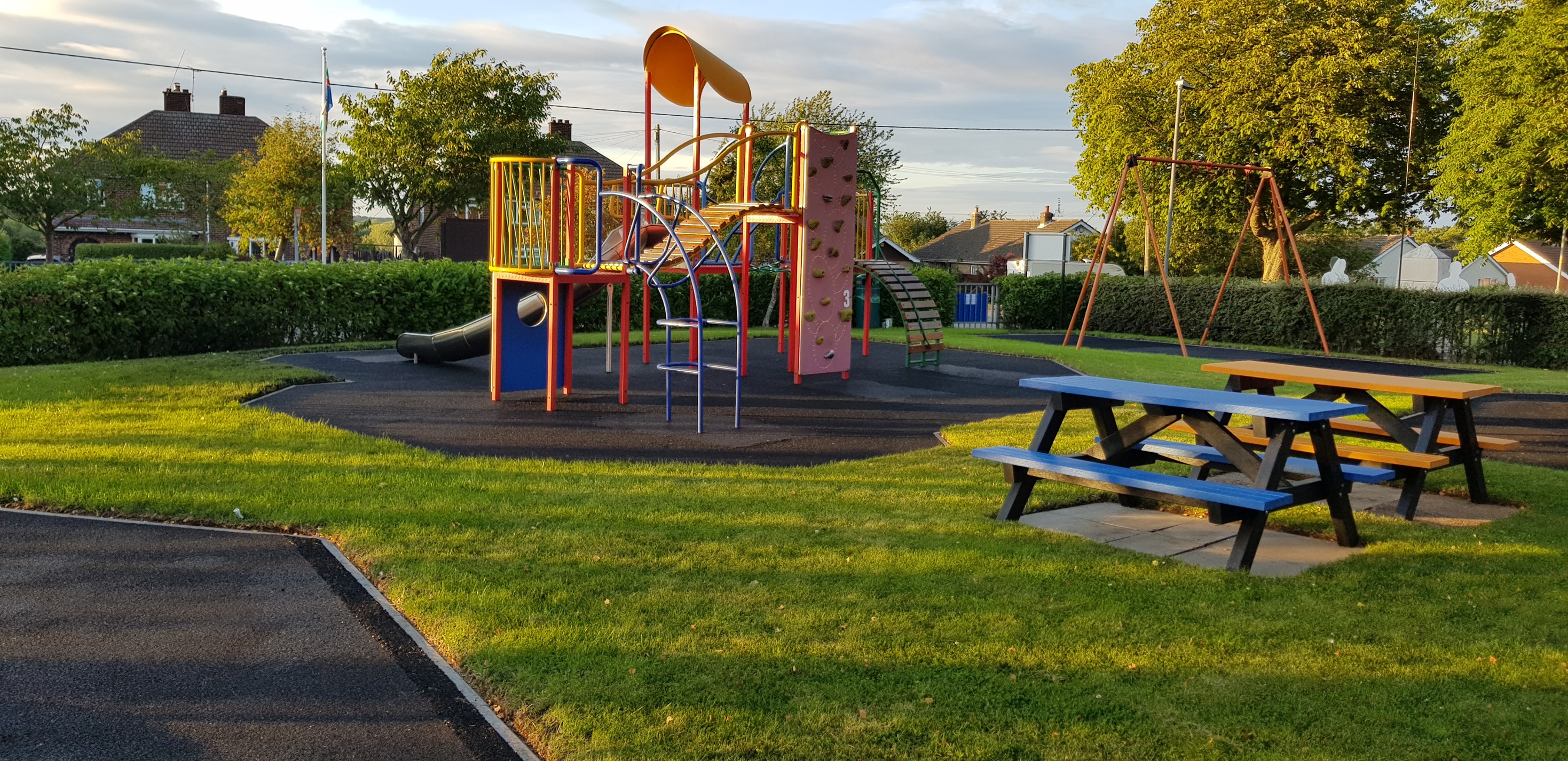 This is a n image of the village playground